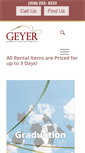 Mobile Screenshot of geyer-rental.com